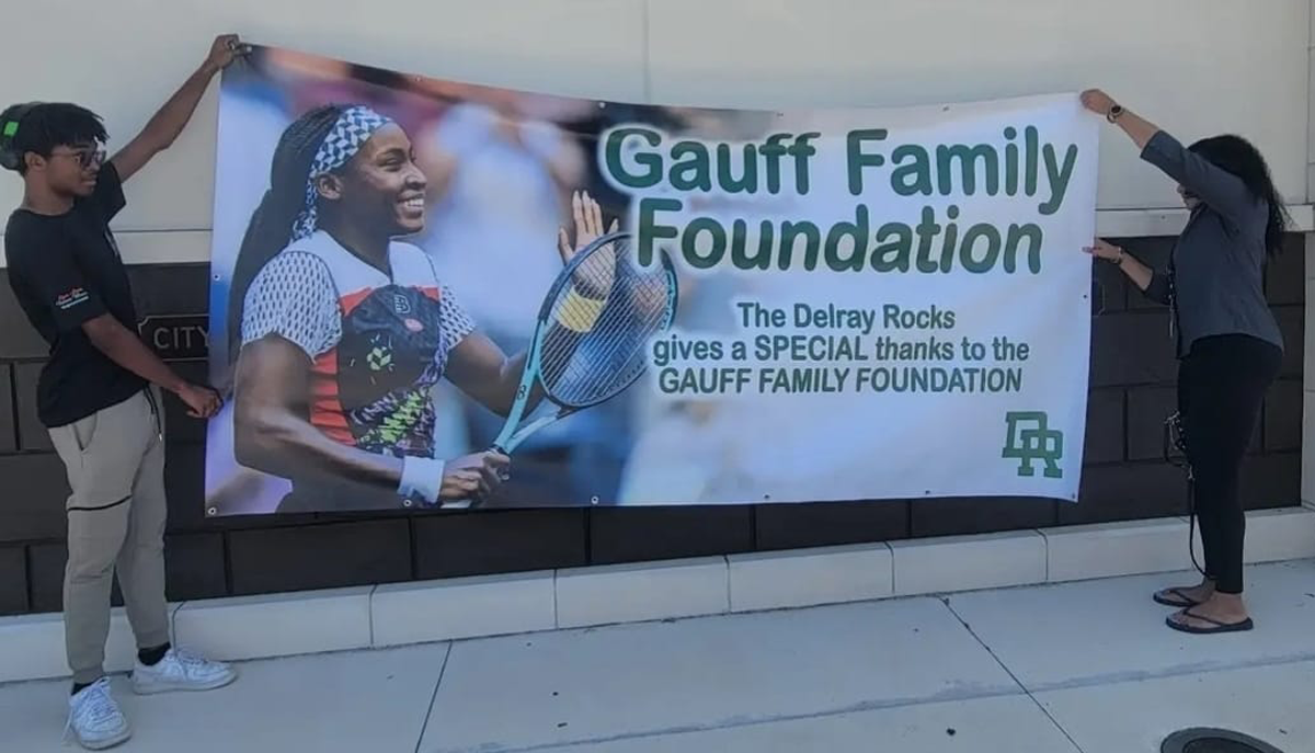 CUSTOM PRINTED BANNER - GAUFF FAMILY FOUNDATION EVENT